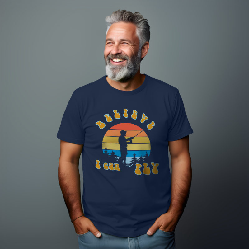 T-Shirt 110 Marine Believe i can fly