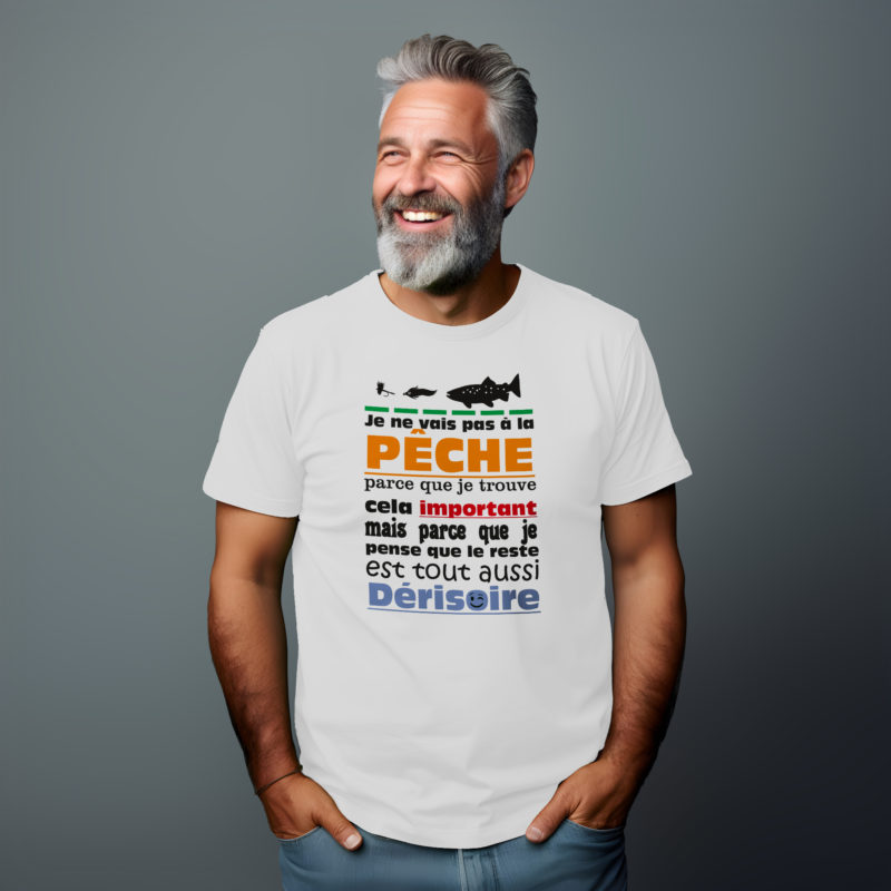 T-Shirt 202 Blanc Je ne vais pas...