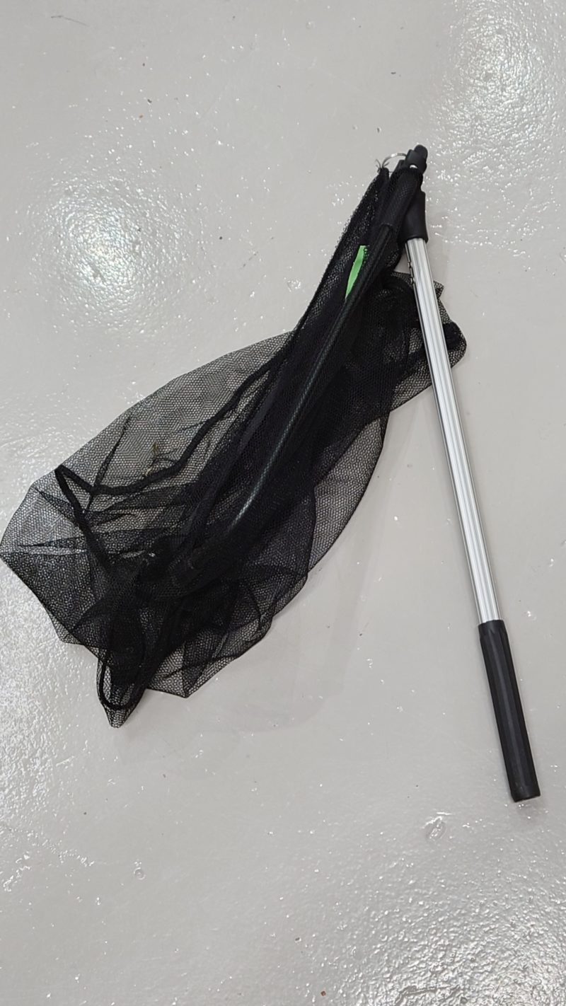 Epuisette pliable, manche fixe